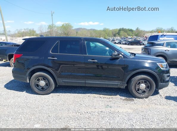 1FM5K8AR5KGA32055 2019 FORD POLICE INTERCEPTOR Black Սալոնի հետևի տեսք
