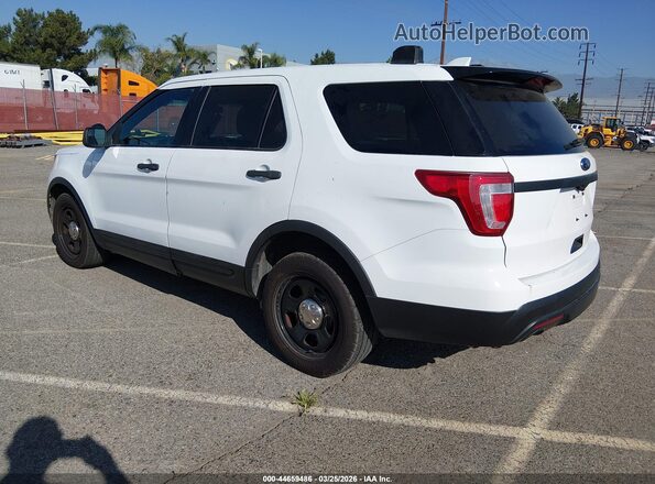 1FM5K8AR6GGC73405 2016 FORD UTILITY POLICE INTERCEPTOR White უკანა მარცხენა