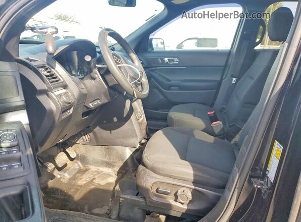1FM5K8AR7KGA29769 2019 FORD FORD EXPLORER Черный Вид салона спереди