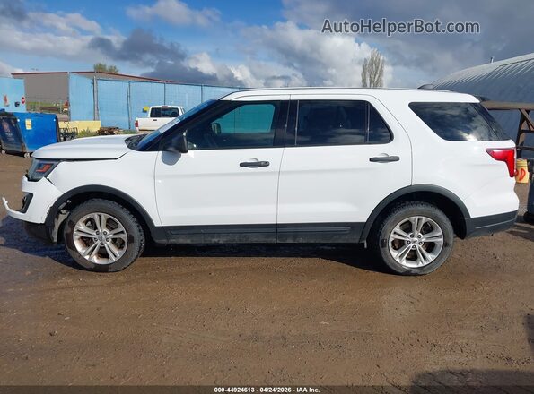 1FM5K8AT2KGA16990 2019 FORD POLICE INTERCEPTOR White Vista interior de 360 grados