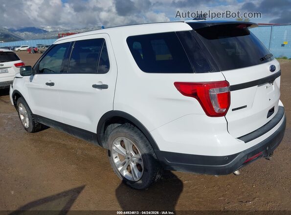 1FM5K8AT2KGA16990 2019 FORD POLICE INTERCEPTOR White Trasero izquierdo