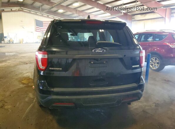 1FM5K8ATXJGC74656 2018 FORD FORD EXPLORER Черный Вид сзади