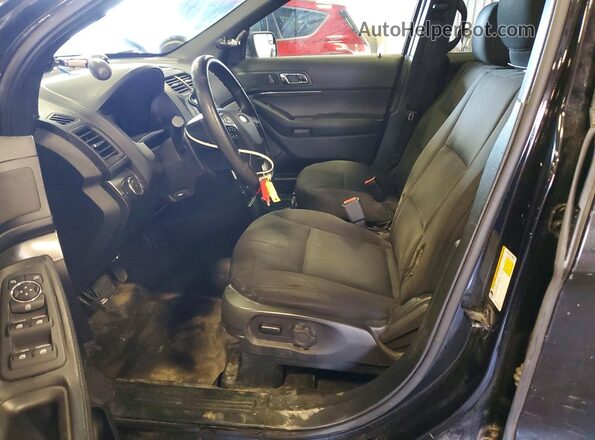 1FM5K8ATXJGC74656 2018 FORD FORD EXPLORER Черный Вид салона спереди
