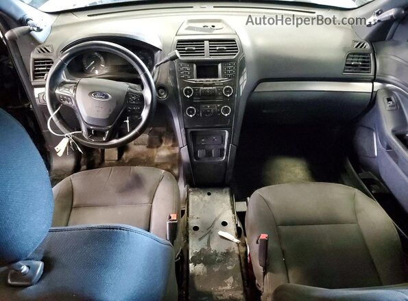 1FM5K8ATXJGC74656 2018 FORD FORD EXPLORER Черный Вид панели приборов