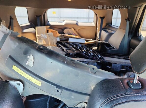 1FM5K8D80HGA06670 2017 FORD FORD EXPLORER Black Widok tylnych siedzeń