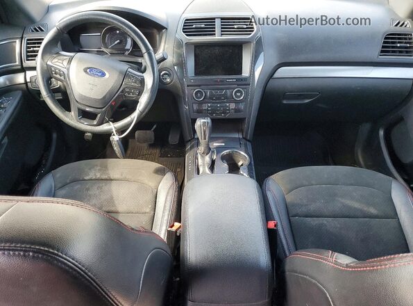 1FM5K8D81JGC60801 2018 FORD FORD EXPLORER Black Առջևի վահանակի տեսք