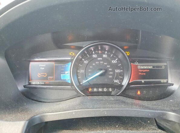 1FM5K8D81JGC60801 2018 FORD FORD EXPLORER Black Սարքավորումների վահանակի տեսք