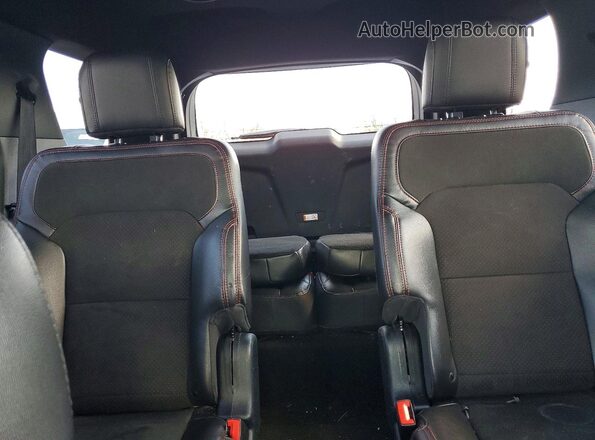 1FM5K8D81JGC60801 2018 FORD FORD EXPLORER Black Հետևի նստատեղերի տեսք