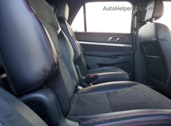 1FM5K8D81JGC60801 2018 FORD FORD EXPLORER Black Սալոնի հետևի տեսք