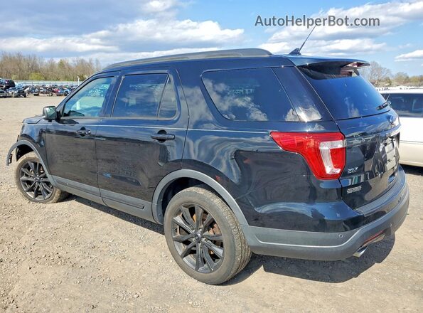 1FM5K8D81JGC60801 2018 FORD FORD EXPLORER Black Հետևի ձախ