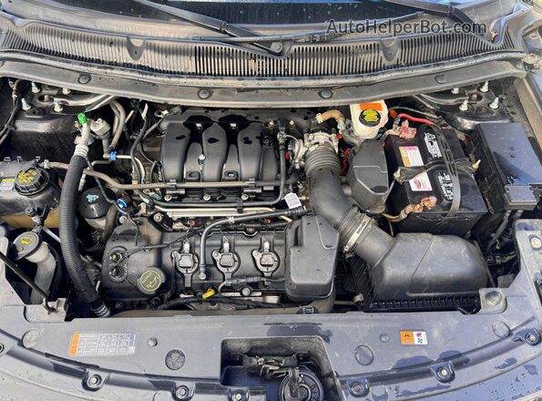 1FM5K8D82KGA01686 2019 FORD FORD EXPLORER Угольный Вид салона спереди