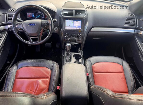 1FM5K8D82KGA01686 2019 FORD FORD EXPLORER Угольный Вид щитка приборов