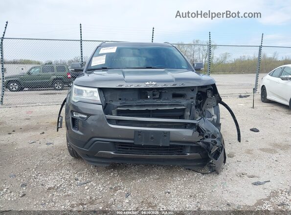 1FM5K8D82KGA05379 2019 FORD FORD EXPLORER Gray Widok z przodu