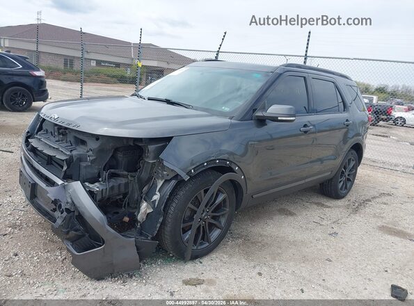1FM5K8D82KGA05379 2019 FORD FORD EXPLORER Gray Przód lewy