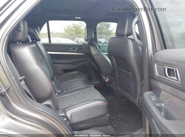 1FM5K8D82KGA05379 2019 FORD FORD EXPLORER Gray Widok naklejki z numerem VIN