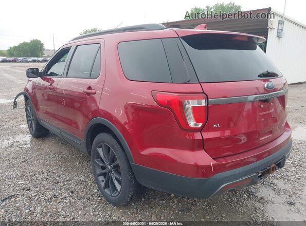 1FM5K8D89HGB09229 2017 FORD FORD EXPLORER Red 