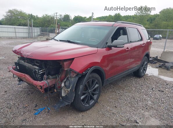 1FM5K8D89HGB09229 2017 FORD FORD EXPLORER Red 