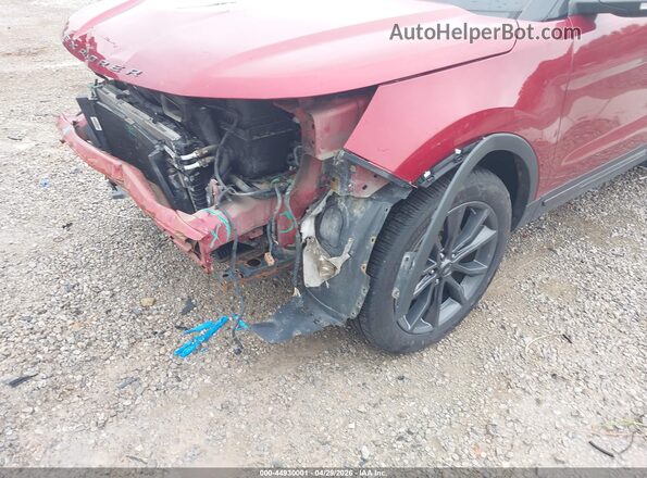 1FM5K8D89HGB09229 2017 FORD FORD EXPLORER Red 