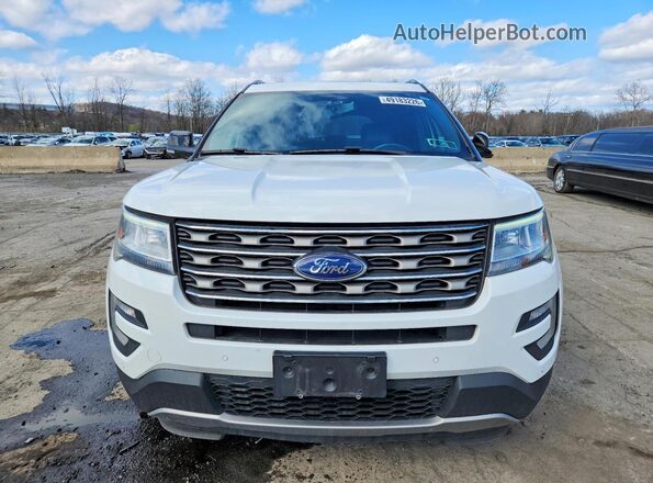 1FM5K8D89HGD47100 2017 FORD FORD EXPLORER White Вид спереду