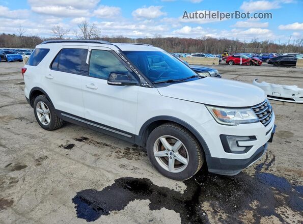 1FM5K8D89HGD47100 2017 FORD FORD EXPLORER White Передня права чверть