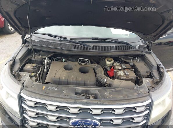1FM5K8DH0HGA09830 2017 FORD FORD EXPLORER Black Вид ззаду