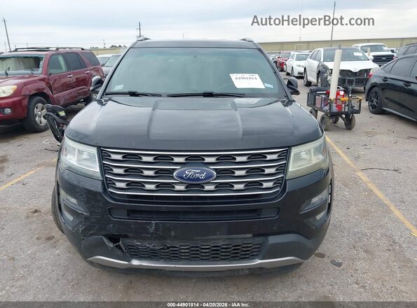 1FM5K8DH0HGA09830 2017 FORD FORD EXPLORER Black Вид щитка приладів