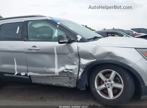 1FM5K8DH1GGC01143 2016 FORD FORD EXPLORER Silver Widok z przodu