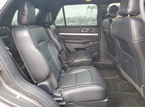 1FM5K8DH5HGC01969 2017 FORD FORD EXPLORER Charcoal Rear interior view