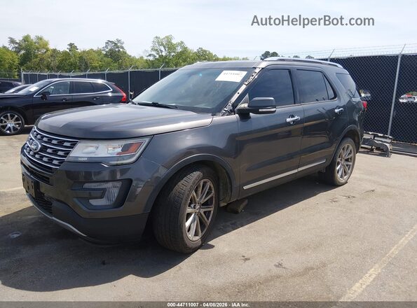 1FM5K8F80HGC23357 2017 FORD FORD EXPLORER Black Przód lewy