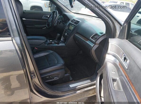 1FM5K8F80HGC23357 2017 FORD FORD EXPLORER Black Widok wnętrza z przodu