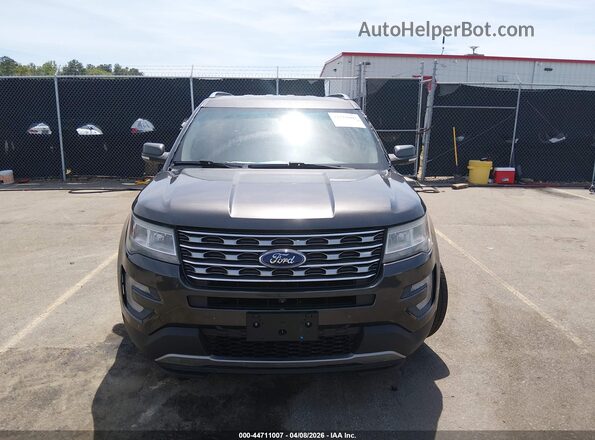 1FM5K8F80HGC23357 2017 FORD FORD EXPLORER Black Widok wnętrza z tyłu