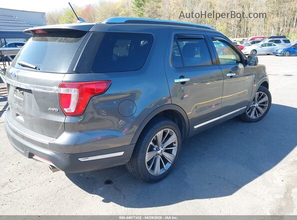 1FM5K8F82JGA04728 2018 FORD FORD EXPLORER Gray Հետևի աջ