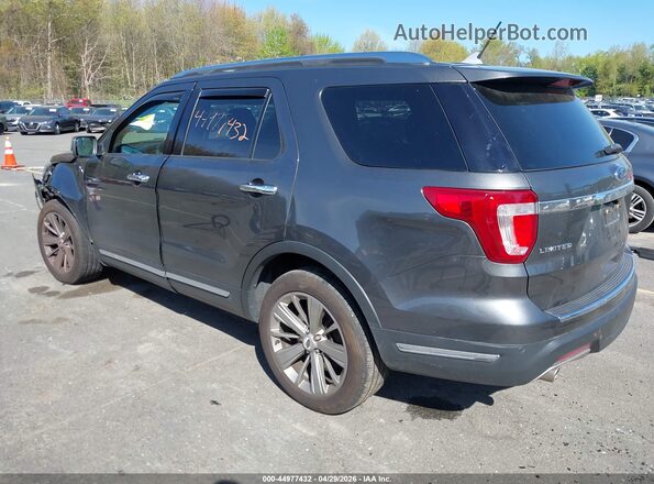 1FM5K8F82JGA04728 2018 FORD FORD EXPLORER Gray Հետևի ձախ