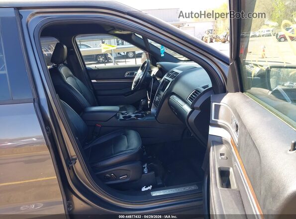 1FM5K8F82JGA04728 2018 FORD FORD EXPLORER Gray Սալոնի դիմացի տեսք