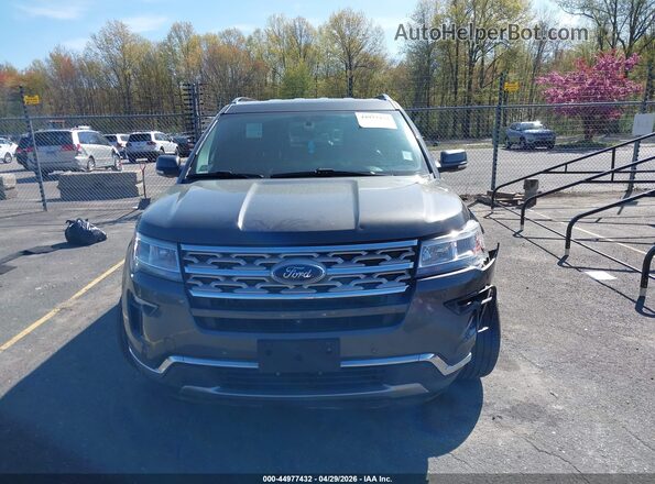 1FM5K8F82JGA04728 2018 FORD FORD EXPLORER Gray Սարքավորումների վահանակի տեսք