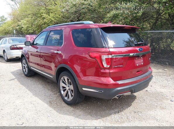 1FM5K8F82JGA82992 2018 FORD FORD EXPLORER Red Tył lewy