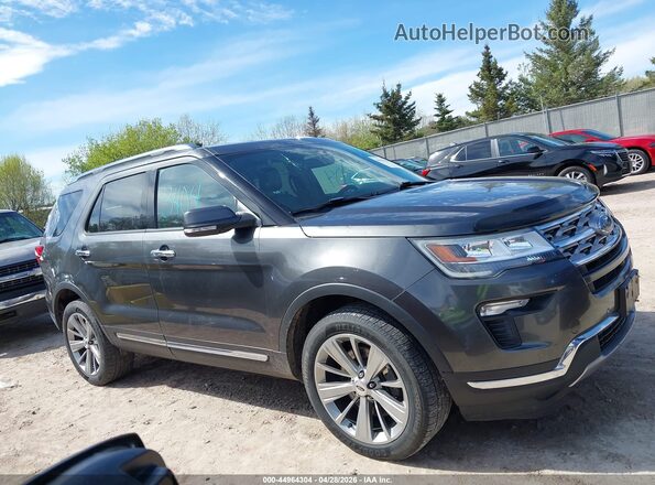 1FM5K8F83JGA85724 2018 FORD FORD EXPLORER Gray 