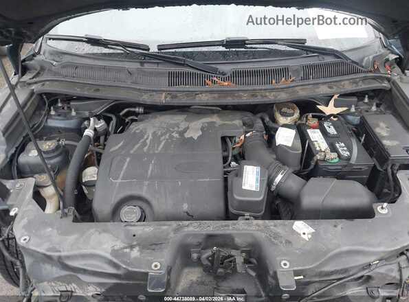 1FM5K8F87GGC55348 2016 FORD FORD EXPLORER Blue Rear view