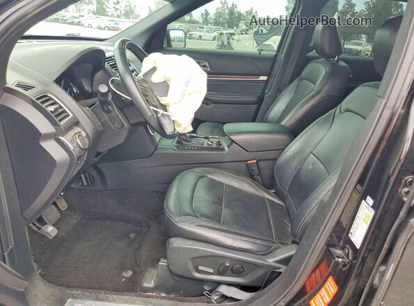 1FM5K8F88KGA10941 2019 FORD FORD EXPLORER Черный Вид салона спереди