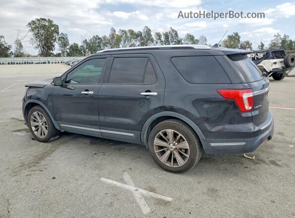 1FM5K8F88KGA10941 2019 FORD FORD EXPLORER Черный Задняя левая четверть