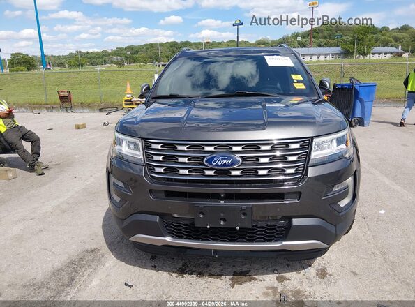 1FM5K8F8XHGC84716 2017 FORD FORD EXPLORER Gray Սարքավորումների վահանակի տեսք