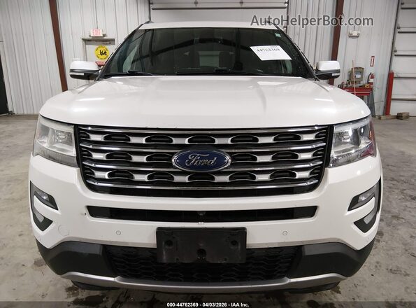 1FM5K8FH4HGD99019 2017 FORD FORD EXPLORER White ხელსაწყოთა პანელის ხედი
