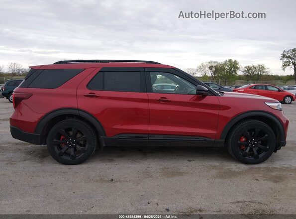 1FM5K8GC4LGC90362 2020 FORD FORD EXPLORER Red Вид задньої частини салону