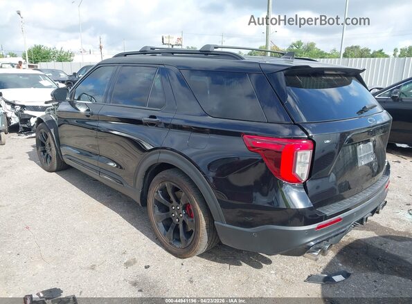 1FM5K8GC9MGC37156 2021 FORD FORD EXPLORER Black Trasero izquierdo