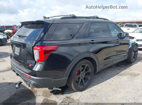 1FM5K8GC9MGC37156 2021 FORD FORD EXPLORER Black Trasero derecho