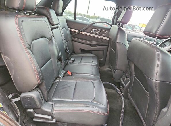 1FM5K8GT4JGA48751 2018 FORD FORD EXPLORER Серый Вид задней части салона