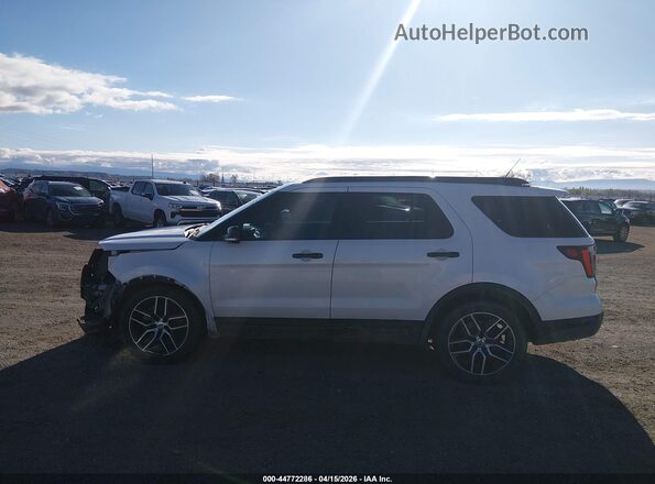 1FM5K8GT9JGC72906 2018 FORD FORD EXPLORER White Панорамний вид салону 360°