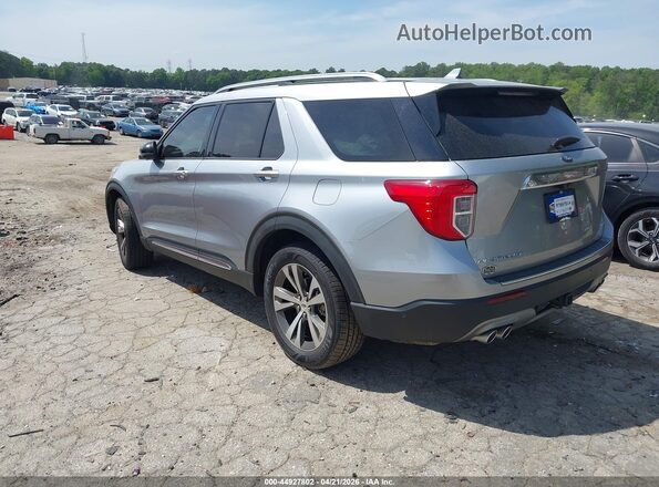 1FM5K8HC7LGC40991 2020 FORD FORD EXPLORER Silver Trasero izquierdo