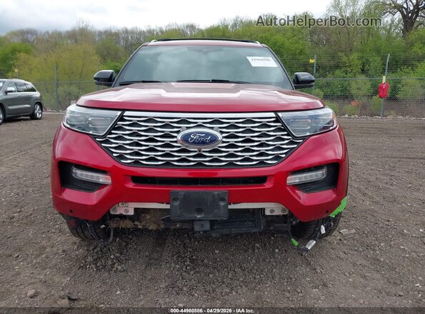 1FM5K8HC9LGA59617 2020 FORD FORD EXPLORER Red Սարքավորումների վահանակի տեսք