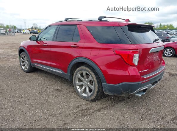1FM5K8HC9LGA59617 2020 FORD FORD EXPLORER Red Հետևի ձախ